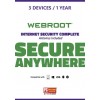 Webroot SecureAnywhere Internet Security Complete /3 Devices (1 Year )