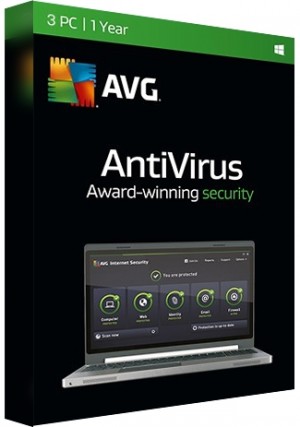 AVG Antivirus - 3 PCs/1 Year (EU)