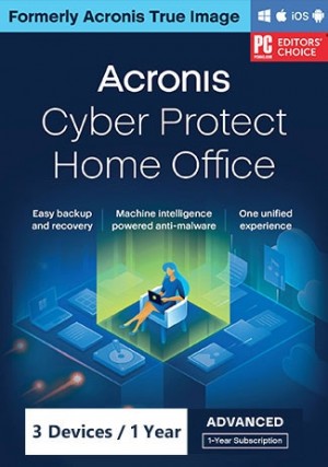 Acronis Cyber Protect Home Office Advanced /3 Devices (1 Year )
