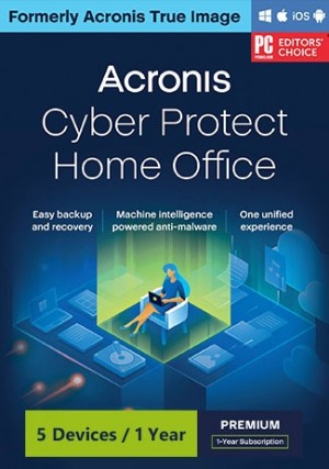 Acronis Cyber Protect Home Office Premium /5 Devices (1 Year )