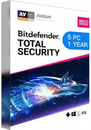 Bitdefender Total Security Multi Device / 5 Devices (1 Year)