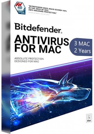 Bitdefender Antivirus for Mac /3 Mac ( 2 Years) [EU]
