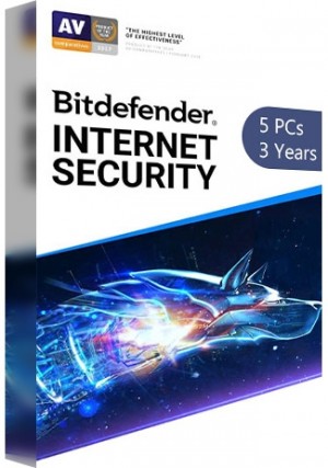 Bitdefender Internet Security /5 PCs (3 Years )