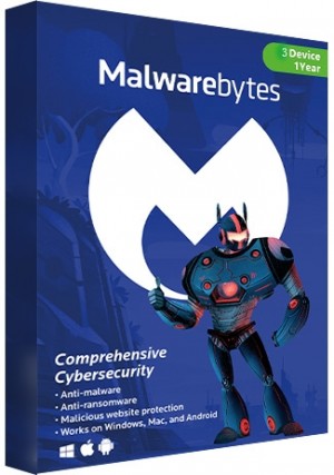 Malwarebytes Premium - 3 Devices/1 Year