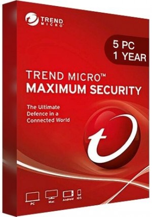 Trend Micro Maximum Security Multi Device / 5 Devices (1 Year)