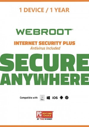 Webroot SecureAnywhere Internet Security Complete /1 Device (1 Year )