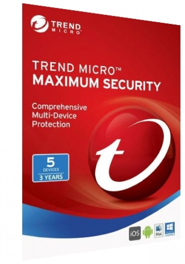 Trend Micro Maximum Security Multi Device / 5 Devices (3 Years)