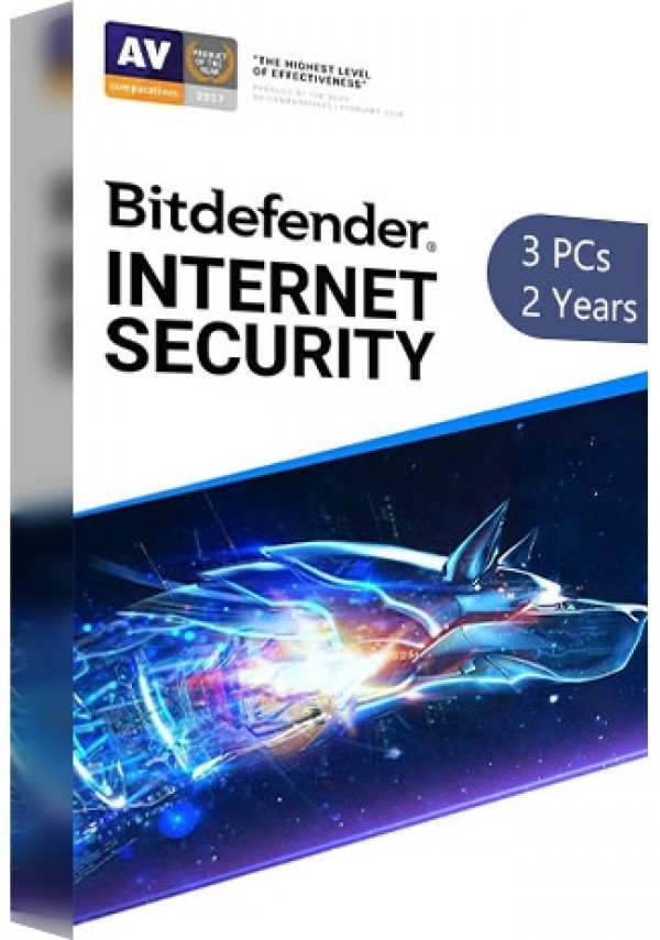 Bitdefender Internet Security /3 PCs (2 Years )
