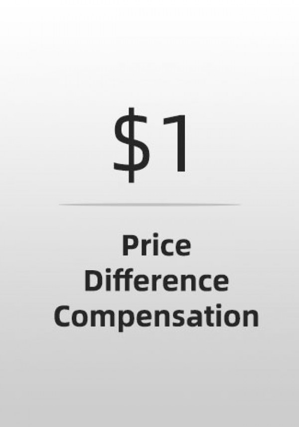 1$ Price Difference Compensation