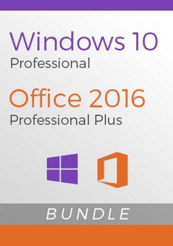 Windows 10 Professional + Office 2016 Pro Plus Bundle