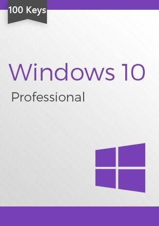 Microsoft Windows 10 Professional (100 keys)