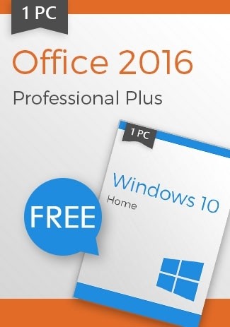 Office 2016 Professional Plus (+ Windows 10 Home for free) 