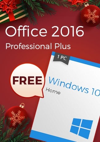 Microsoft Office 2016 Pro (+ Windows 10 Home for free) 