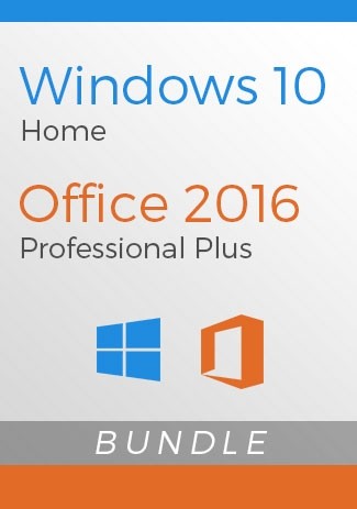 Windows 10 Home + Office 2016 Pro Plus - Package
