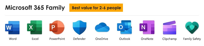 Microsoft Office 365 Family Key