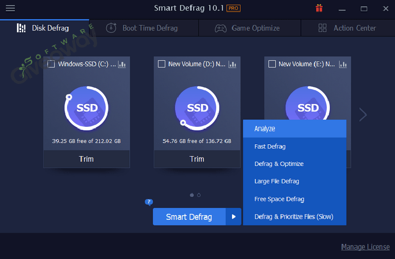 IObit Smart Defrag 10 Pro key